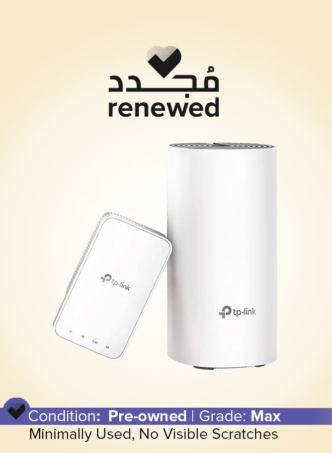 TP-LINK Renewed - AC1200 Whole Home Mesh Wi-Fi System with Wall-Plug Extender black - Image 1