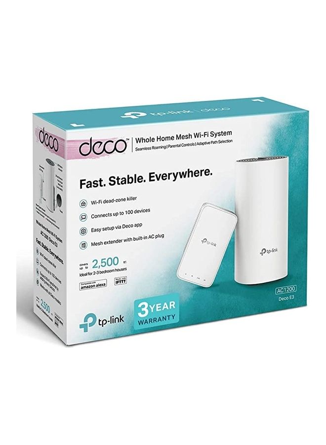 TP-LINK Renewed - AC1200 Whole Home Mesh Wi-Fi System with Wall-Plug Extender black - Image 3