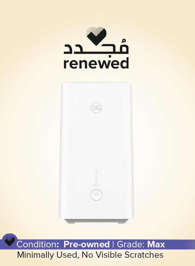 HUAWEI Renewed - 5G CPE 5, WiFi 6 3000Mbps 5G Dual Band Home Sim Router white - Image 1