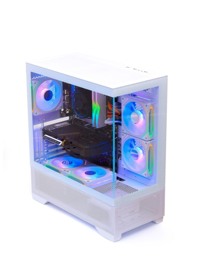 Setup Master Gaming Pc with Intel Core i5-12400F Processor/16GB RAM DDR4/1TB SSD/NVIDIA GeForce RTX 3050 Graphics Card/Windows 11 Pro/ White  - Image 1