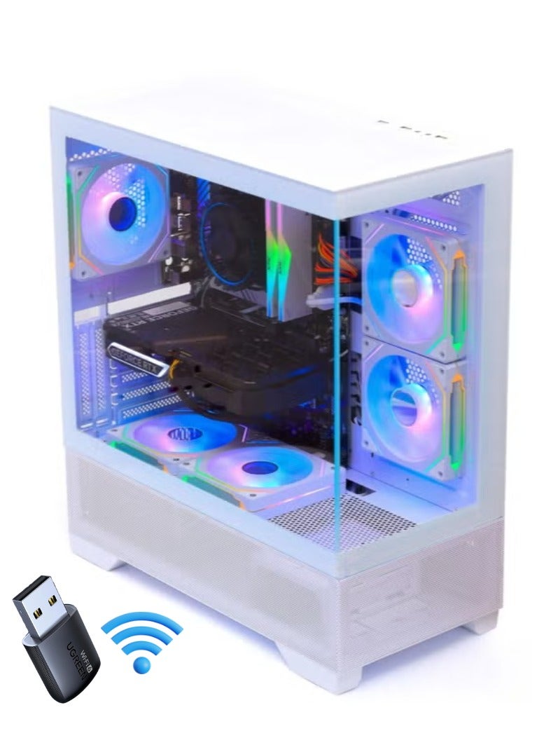 Setup Master Gaming PC with Intel Core i5-14400F Processor/16GB RAM DDR4/1TB SSD/NVIDIA GeForce RTX 5060 Graphics Card/Windows 11 Pro White  - Image 1