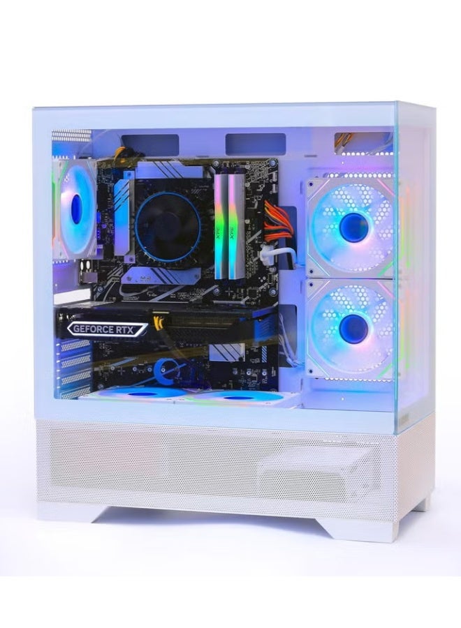 Setup Master Gaming PC with Intel Core i5-14400F Processor/16GB RAM DDR4/1TB SSD/NVIDIA GeForce RTX 5060 Graphics Card/Windows 11 Pro White  - Image 5