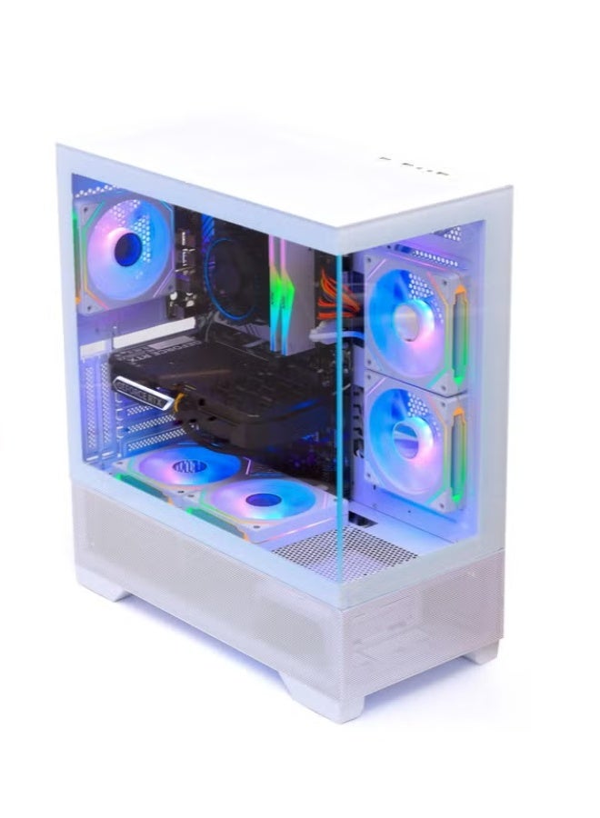 Setup Master Gaming PC with Intel Core i5-14400F Processor/16GB RAM DDR4/1TB SSD/NVIDIA GeForce RTX 5060 Graphics Card/Windows 11 Pro White  - Image 2