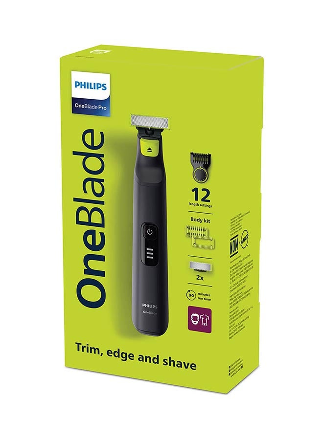 Philips OneBlade Pro Face + Body shaver with skin guard,12-length precision comb, cordless, wet & dry use -QP6542/10 - Image 5