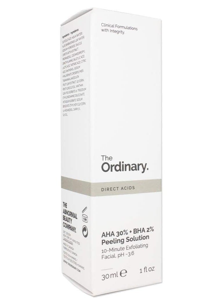 ذا اورديناري Aha 30% + Bha 2% Peeling Solution 30mlml - Image 2