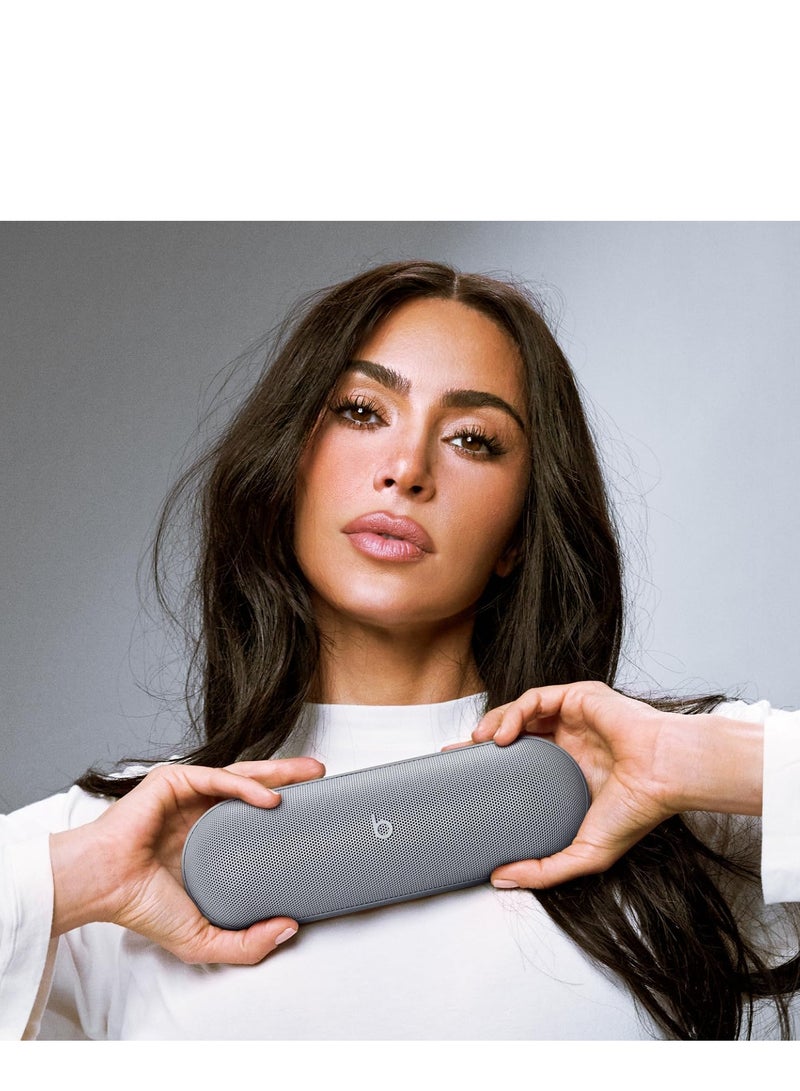 Pill Gen3 Kim Kardashian - Wireless Bluetooth Speaker and Portable Charger via USB-C - Up to 24 Hours Battery Life, IP67 Water Resistant, Apple & Android Compatible, Built-in Mic – Dark Grey