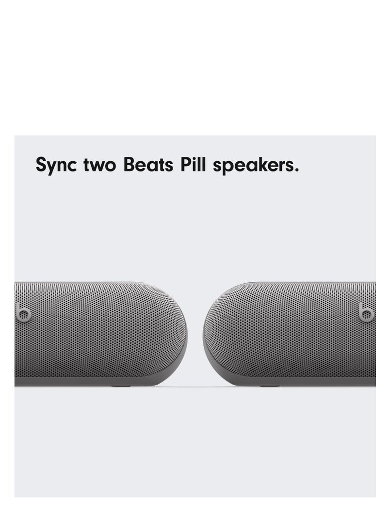 Pill Gen3 Kim Kardashian - Wireless Bluetooth Speaker and Portable Charger via USB-C - Up to 24 Hours Battery Life, IP67 Water Resistant, Apple & Android Compatible, Built-in Mic – Dark Grey