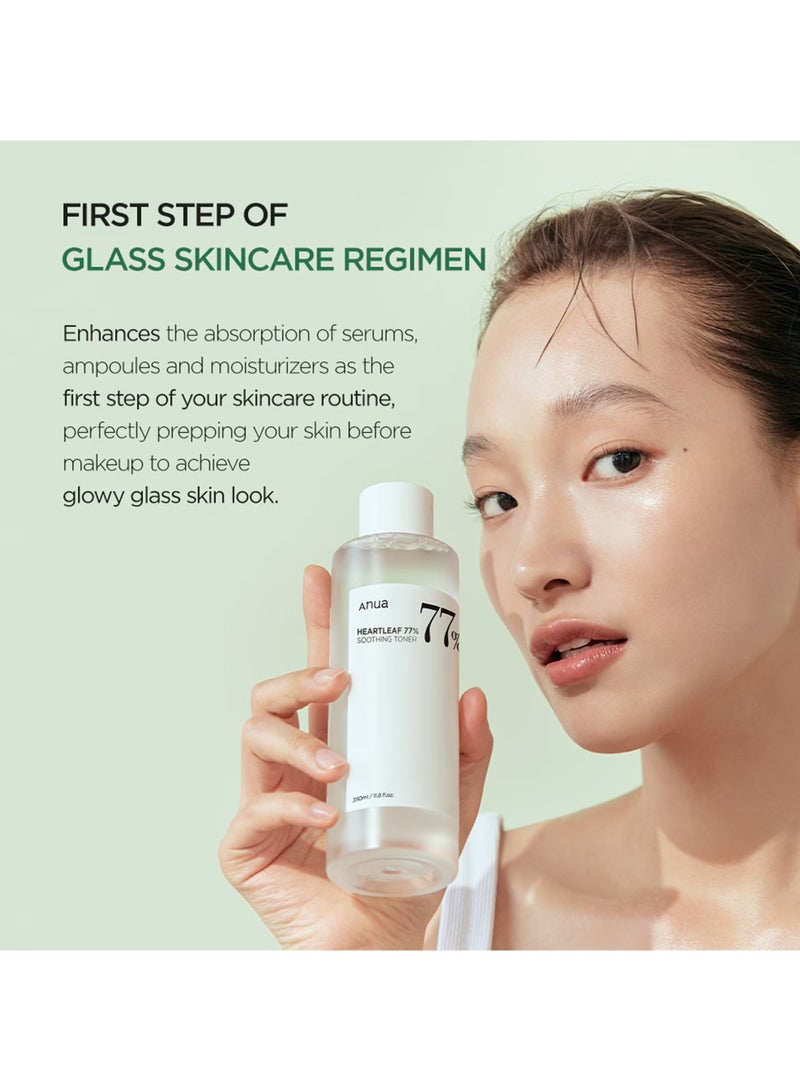 Anua Heartleaf 77 Soothing Toner, Moisturizing & Calming Facial Toner for Glass Skin, Panthenol, Hyaluronic Acid, Hydration for Sensitive Skin, Vegan, Korean Skin Care, Daily Toner 250mlml - Image 4