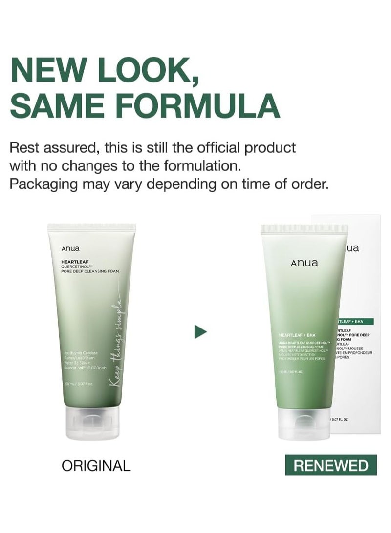 انوا رغوة تنظيف عميق للبشرة من أنوا، كيرسيتينول، لتنظيف المسام، منظف وجه، للتنظيف المزدوج، BHA، حمض الهيالورونيك، جلسرين، مزيل للرؤوس السوداء، (150 مل/5.07 أونصة سائلة) - Image 2