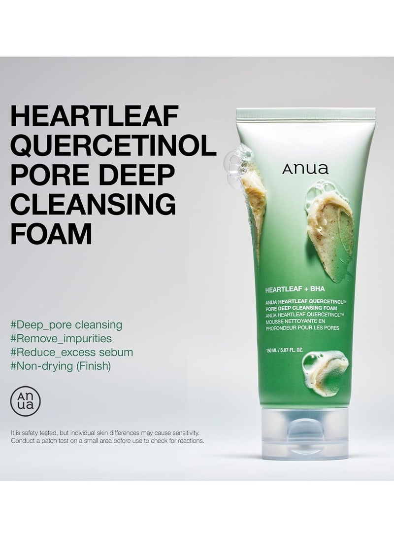 انوا رغوة تنظيف عميق للبشرة من أنوا، كيرسيتينول، لتنظيف المسام، منظف وجه، للتنظيف المزدوج، BHA، حمض الهيالورونيك، جلسرين، مزيل للرؤوس السوداء، (150 مل/5.07 أونصة سائلة) - Image 4