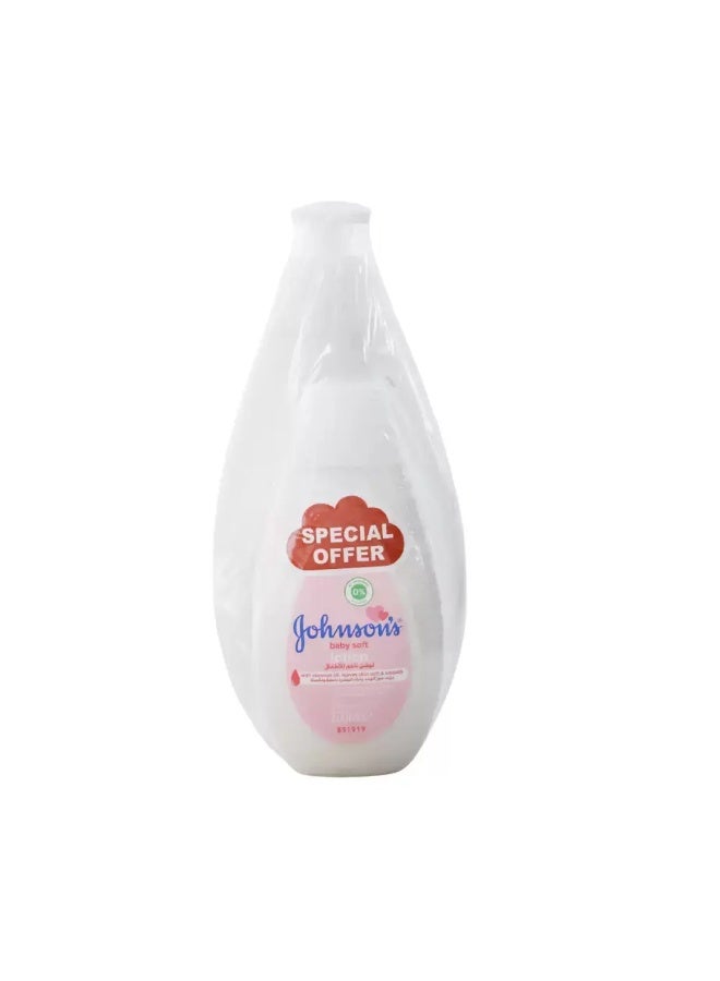 Johnson's Baby Soft Lotion With Coconut Oil For Soft And Smooth Skin- 500ml+200ml - Image 2