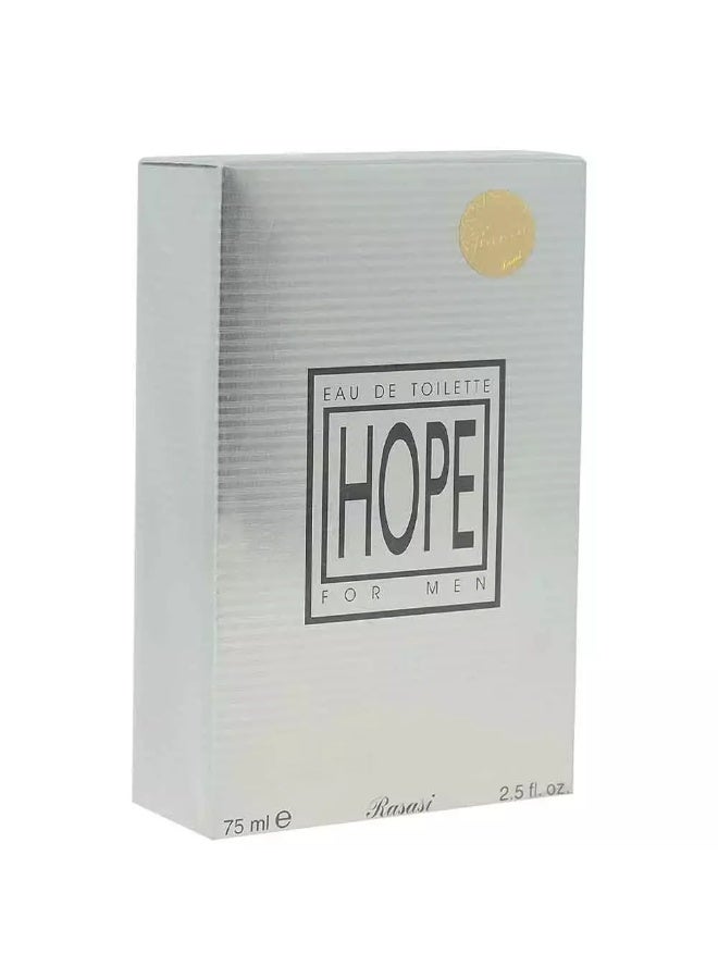 Rasasi Hope EDT Perfume Spray for Men (M)- 75mlml - Image 3