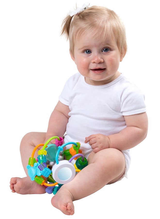 playgro Play And Learn Ball-Parent - Pg4088621 – Engaging Baby Toy For Development And Sensory Play, 6+ Months 15cm  - Image 2