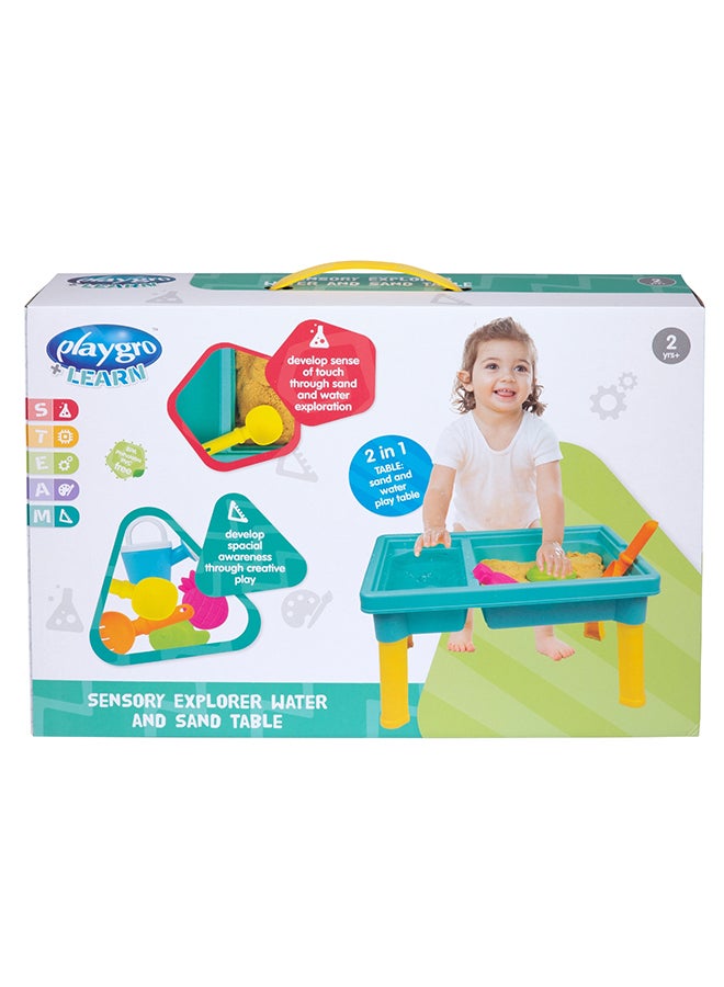 playgro Sensory Explorer Water & Sand Table – Engaging Baby Toy For Development And Sensory Play, 0+ Months 33cm - Image 1