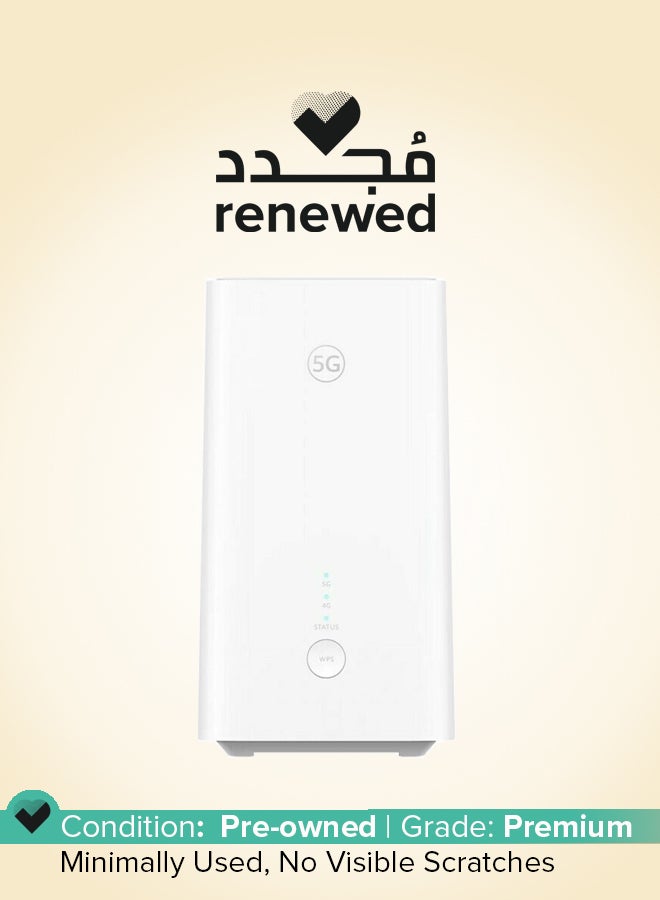 HUAWEI Renewed - 5G CPE 5, WiFi 6 3000Mbps 5G Dual Band Home Sim Router white - Image 1