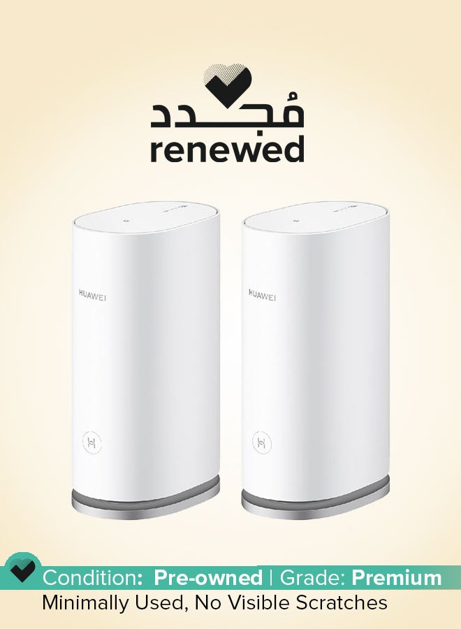 HUAWEI Renewed - WiFi Mesh 3 AX3000 -2 packs Whole-Home Mesh System white - Image 1
