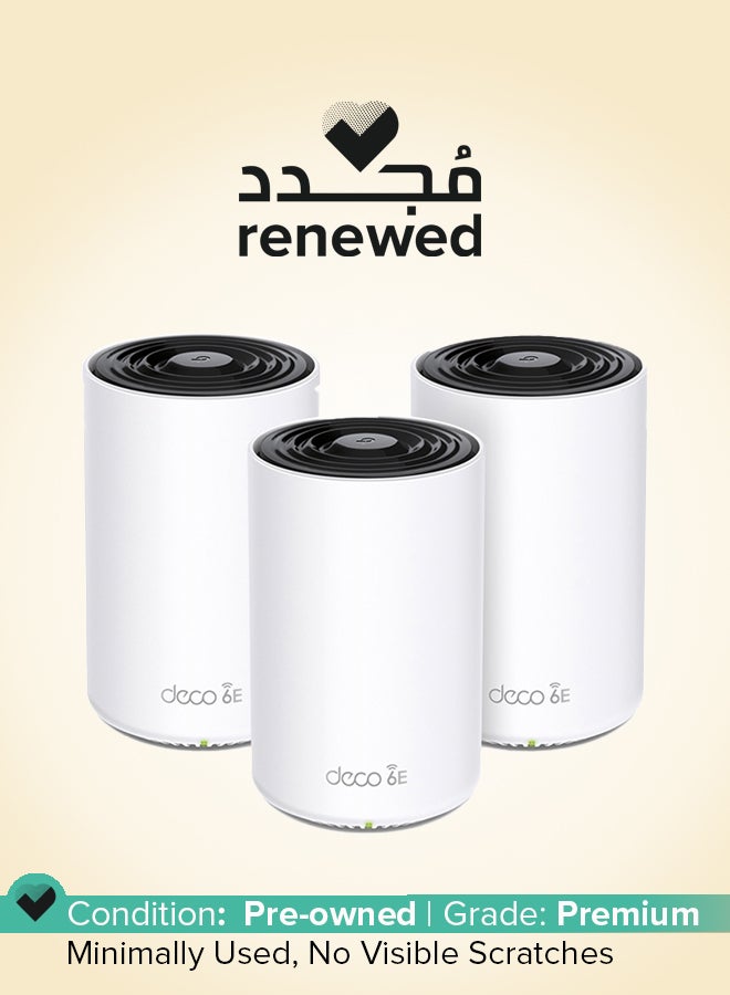 TP-LINK Renewed - Deco XE75 AXE5400 Whole Home Mesh Wi Fi 6E System white - Image 1