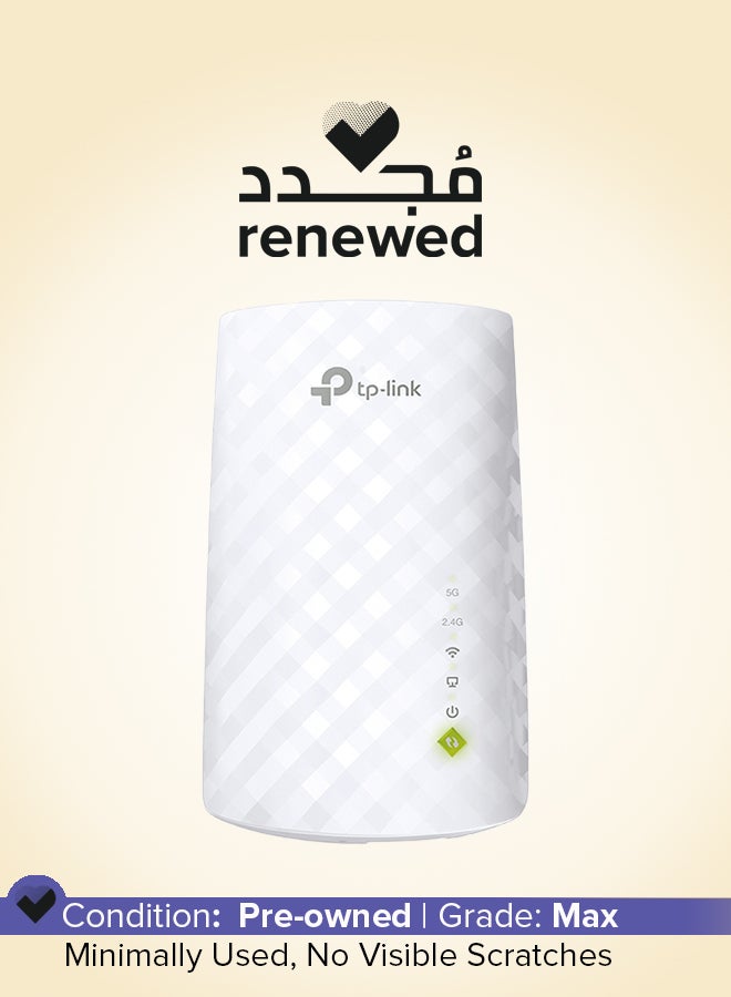 TP-LINK Renewed - Mesh WiFi Extender AC750 (RE220) Dual Band Devices Up to 733Mbps white - Image 1