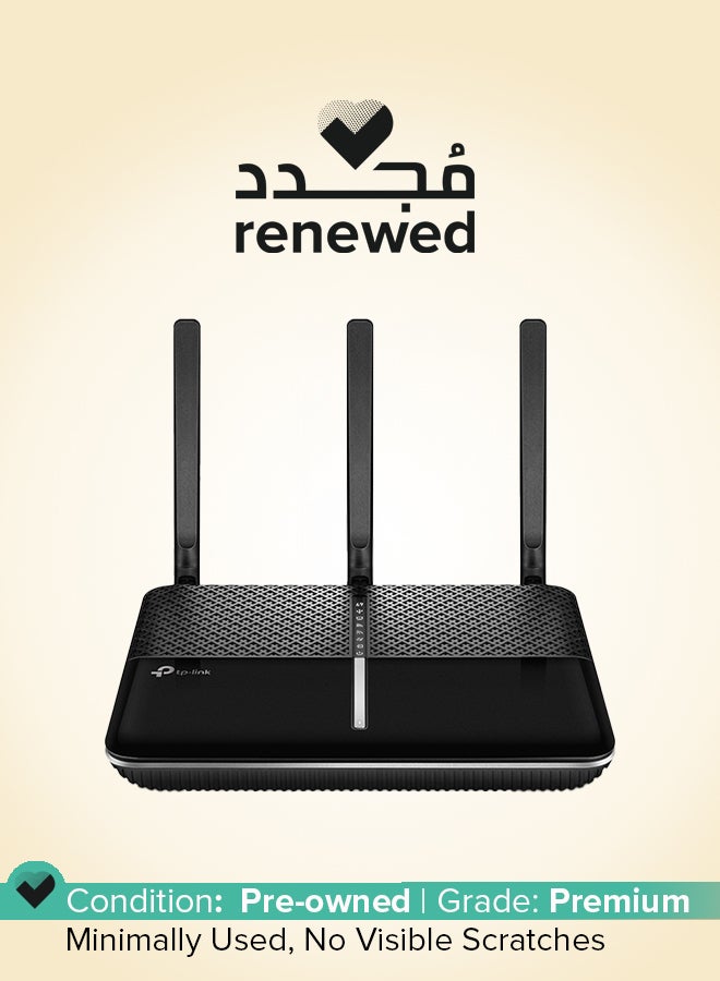 TP-LINK Renewed - Archer VR600 AC1600 Wireless Gigabit VDSL/ADSL Modem Router 1733Mbps+300 black - Image 1