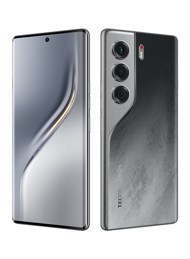 تكنو Camon 40 Pro Dual SIM Galaxy Black 12GB RAM 256GB 5G - Middle east Version - Image 2