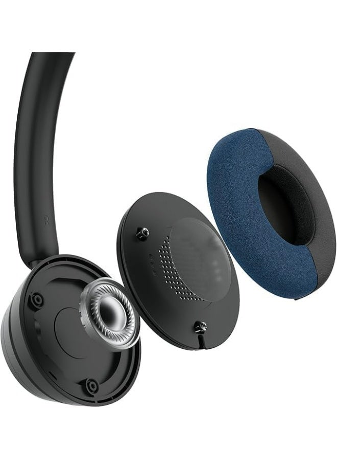 Microsoft Modern USB-C Headset - Wired USB-C Connection, On-Ear Stereo Headphones, Noise Cancelling Mic & Volume Controls, Teams Certified, Optimized Mic & Speakers - Mac/Windows | Black  - Image 3