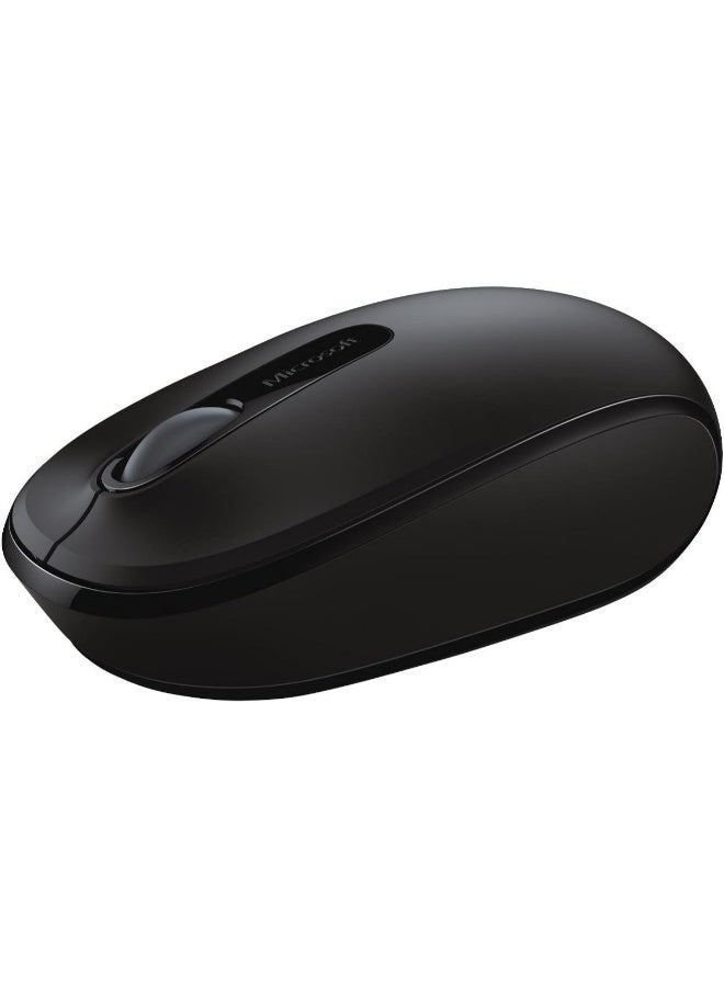 Microsoft Wireless Mobile Mouse 1850 with Nano USB Receiver for PC, Compatible Laptops, Windows, Mac, Chrome OS - U7Z-00004 | Black  - Image 1