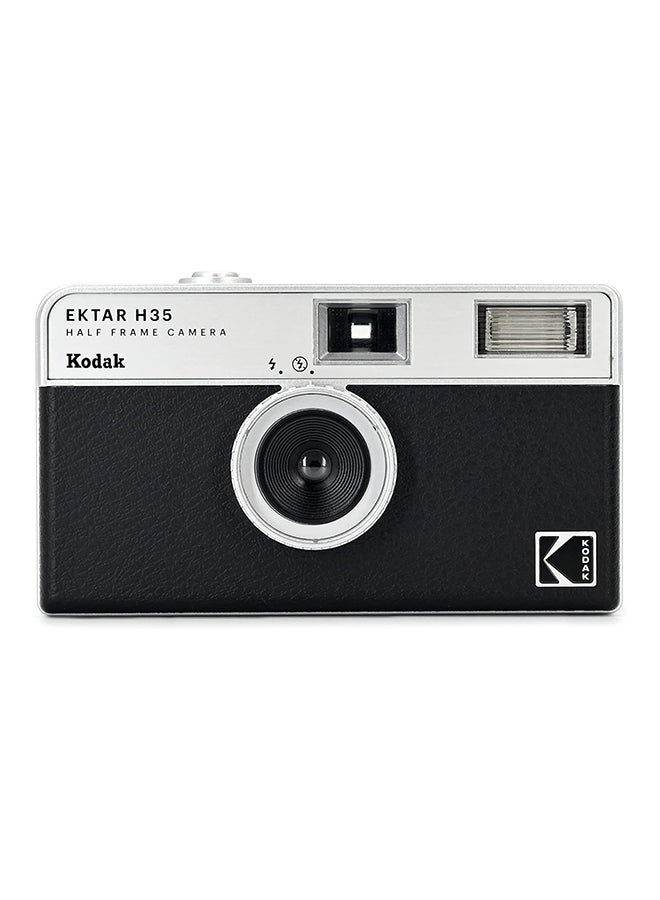 KODAK RK0101 EKTAR H35 Half Frame Film Camera, 35mm, Reusable, Focus-Free, Lightweight, Easy-to-Use ,Colour-Black. (Film & AAA Battery are not Included) - Image 1