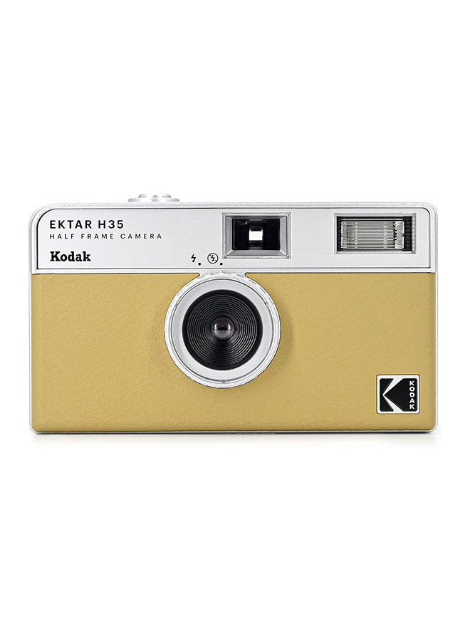 KODAK RK0104 EKTAR H35 Half Frame Film Camera, 35mm, Reusable, Focus-Free, Lightweight, Easy-to-Use ,Colour-Sand. (Film & AAA Battery are not Included) - Image 1