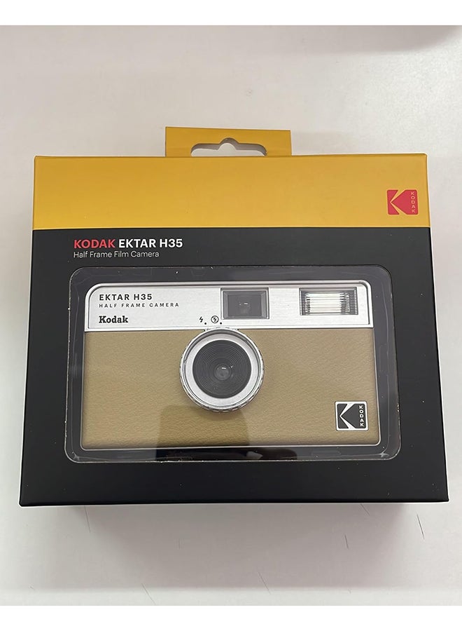 KODAK RK0104 EKTAR H35 Half Frame Film Camera, 35mm, Reusable, Focus-Free, Lightweight, Easy-to-Use ,Colour-Sand. (Film & AAA Battery are not Included) - Image 4