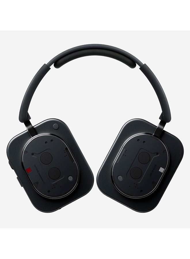 نوثينج Headphone (1) Wireless Over Ear Headphones with Active Noise Cancelling, Up to 80 Hours of Battery Life, Hi-Res, Spatial Audio, Water Resistance Black  - Image 4