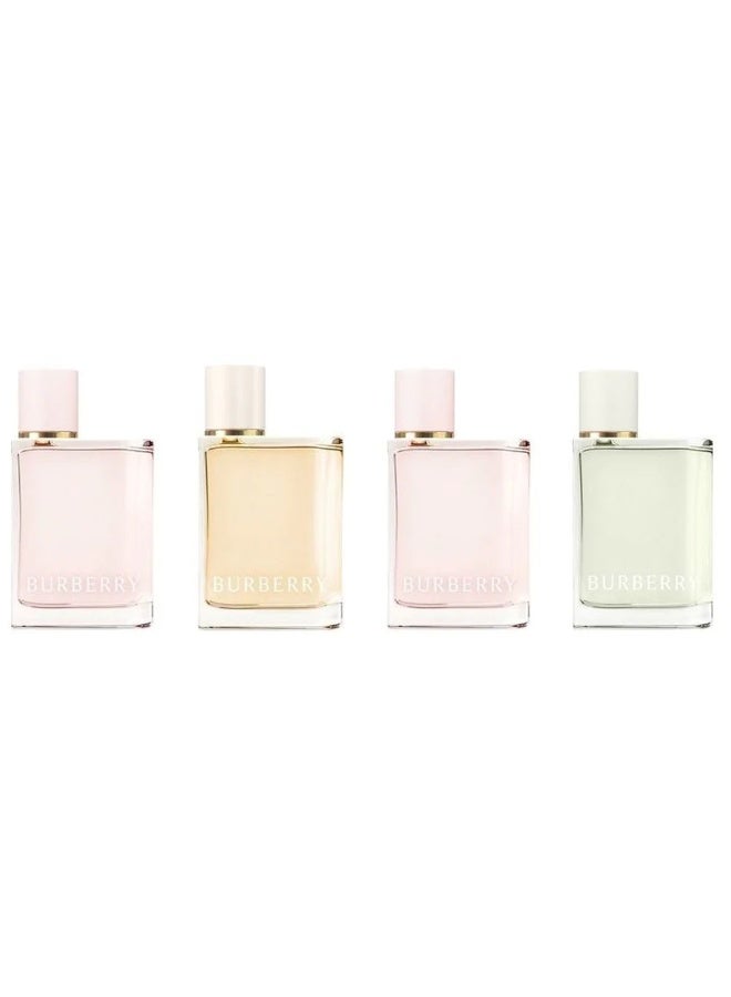 بربري For Women Mini Set Edp 4 X 5Ml (Her London Dream Edp + Her Edt + Her Edp + Her Edp) - Image 1