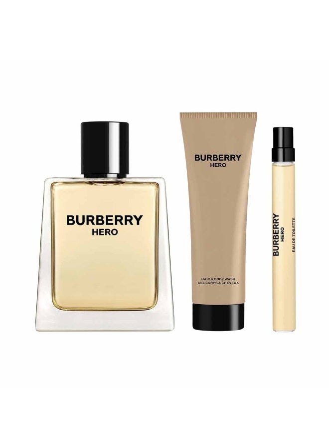 BURBERRY Hero For Men Set Edt 100Ml + Edt 10Ml + H & Bw 75Ml (2022) - Image 1
