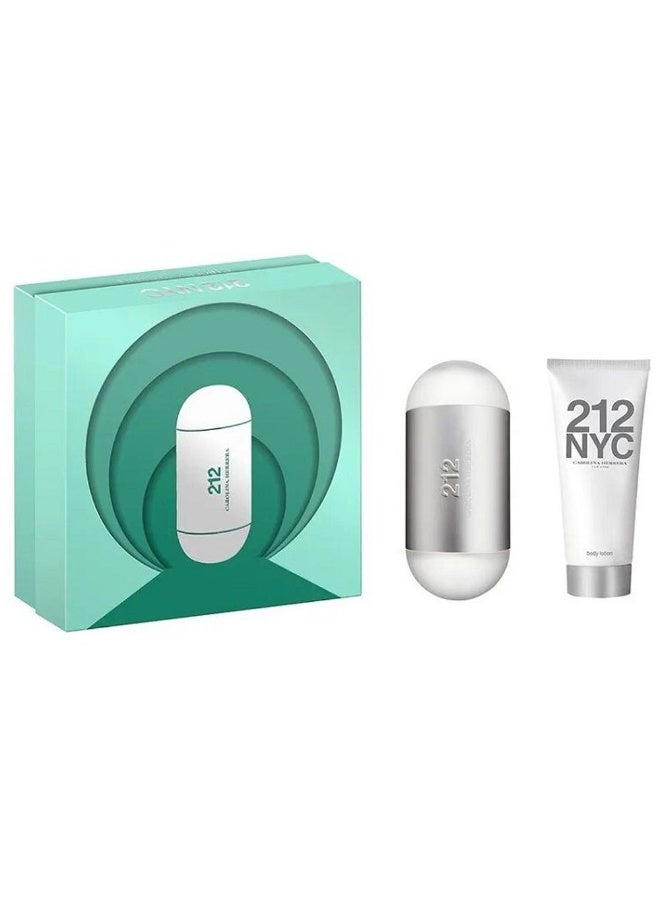 CAROLINA HERRERA 212 (W) Set Edt 100Ml + Bl 100Ml
