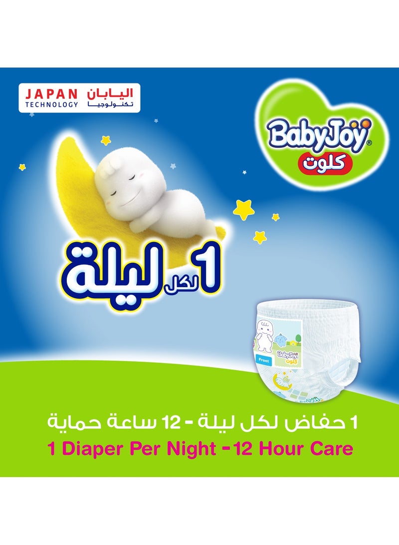 BabyJoy Compressed Culotte Pants Diaper Size 7 Junior 3XL 18-25 Kg Mega Pack - Image 2