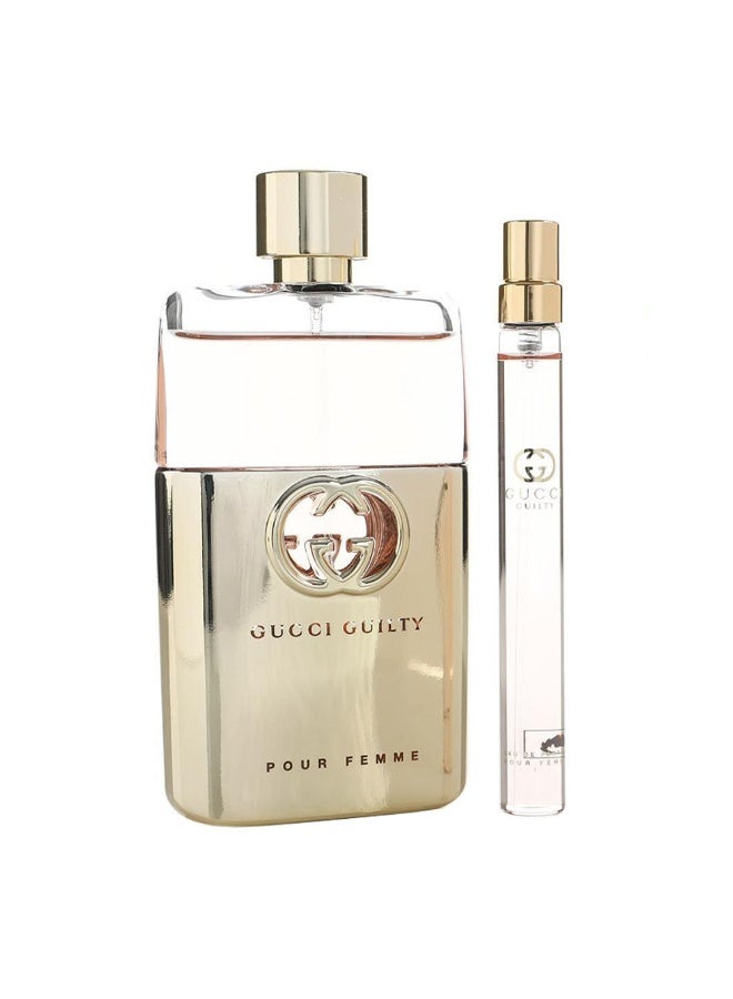 غوتشي جويلتي بور فام عطر 90 مل + مجموعة عطر 10 مل للسفر