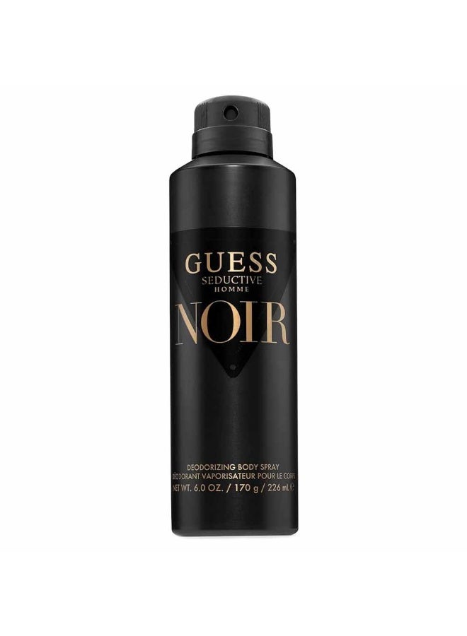 جس Seductive Homme Noir For Men  Body Spray 226ml