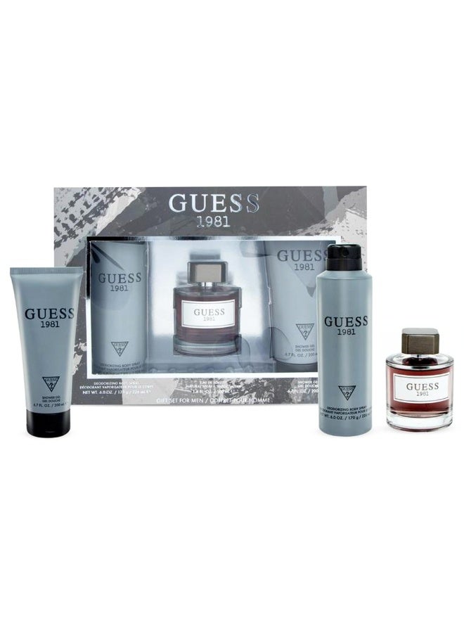 GUESS 1981 (M) Set Edt 100Ml + Sg 200Ml + Body Spray 226Ml