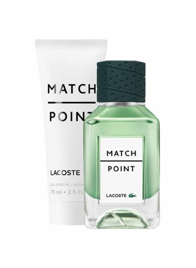 LACOSTE Match Point For Men Set Edt 50Ml + Sg 75Ml (New Pack)  - Image 1