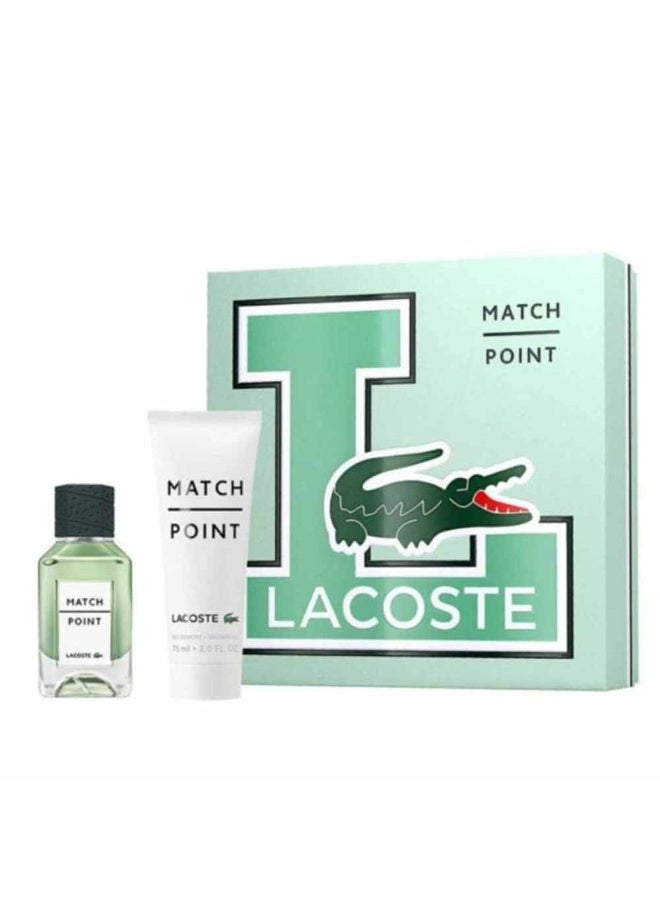 LACOSTE Match Point For Men Set Edt 50Ml + Sg 75Ml (New Pack)  - Image 2