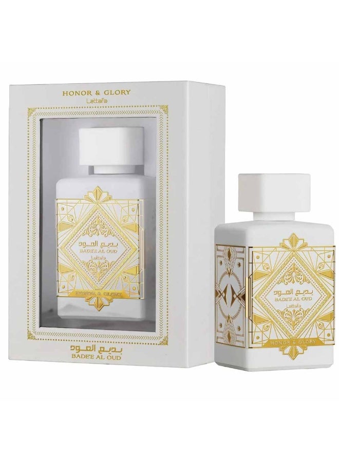 Lattafa Bade'E Al Oud Honor & Glory Unisex Eau De Parfum 100ml  - Image 2