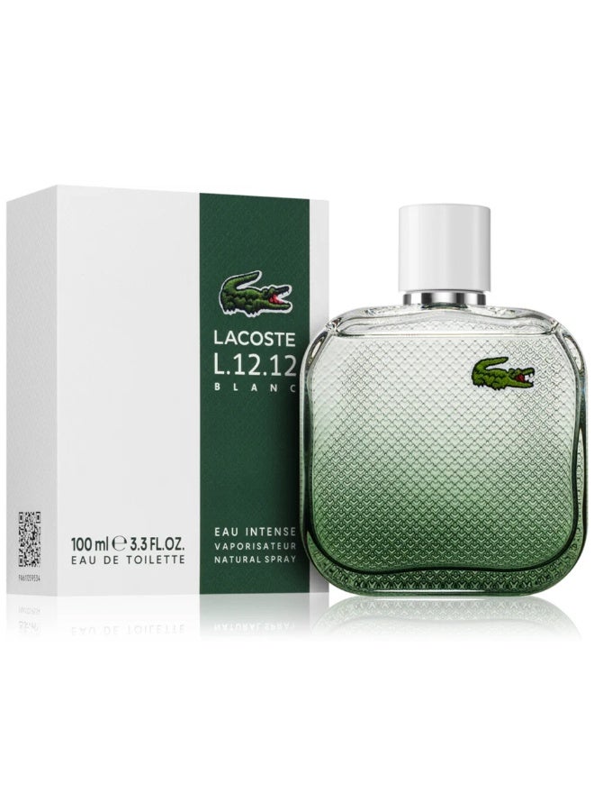 LACOSTE L.12.12 Blanc Eau Intense For Men Eau De Toilette 100ml - Image 2