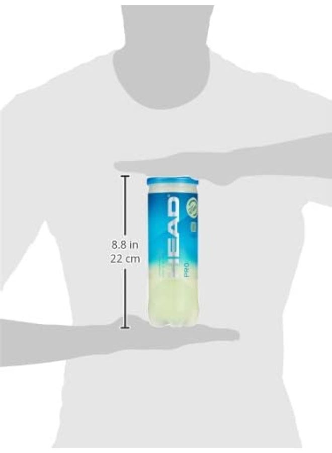 HEAD Pro Tennis Balls, Pack of 3 Ball  - Image 3