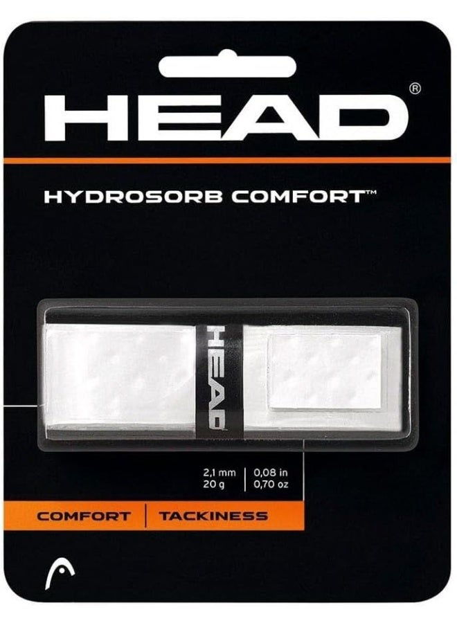 HEAD Hydrosorb Comfort Tennis Racket Replacement Grip – Shock Absorbing and Comfortable Tacky Tape – Professional Tennis Racquet – High Performance | Lightweight | Power & Control