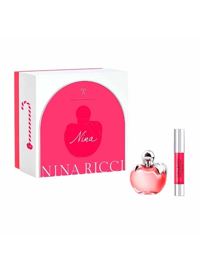 NINA RICCI Nina For Women Set Edt 50 Ml + Lipstick Matte 2.5G - Image 2