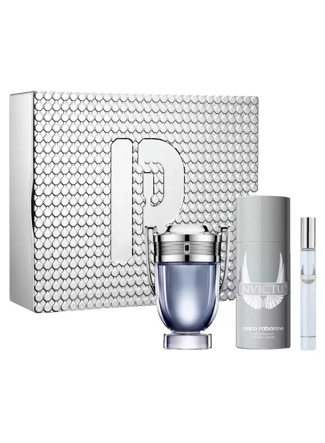 إنفيكتوس (م) مجموعة عطر 100 مل + عطر 10 مل + بخاخ مزيل العرق 150 مل