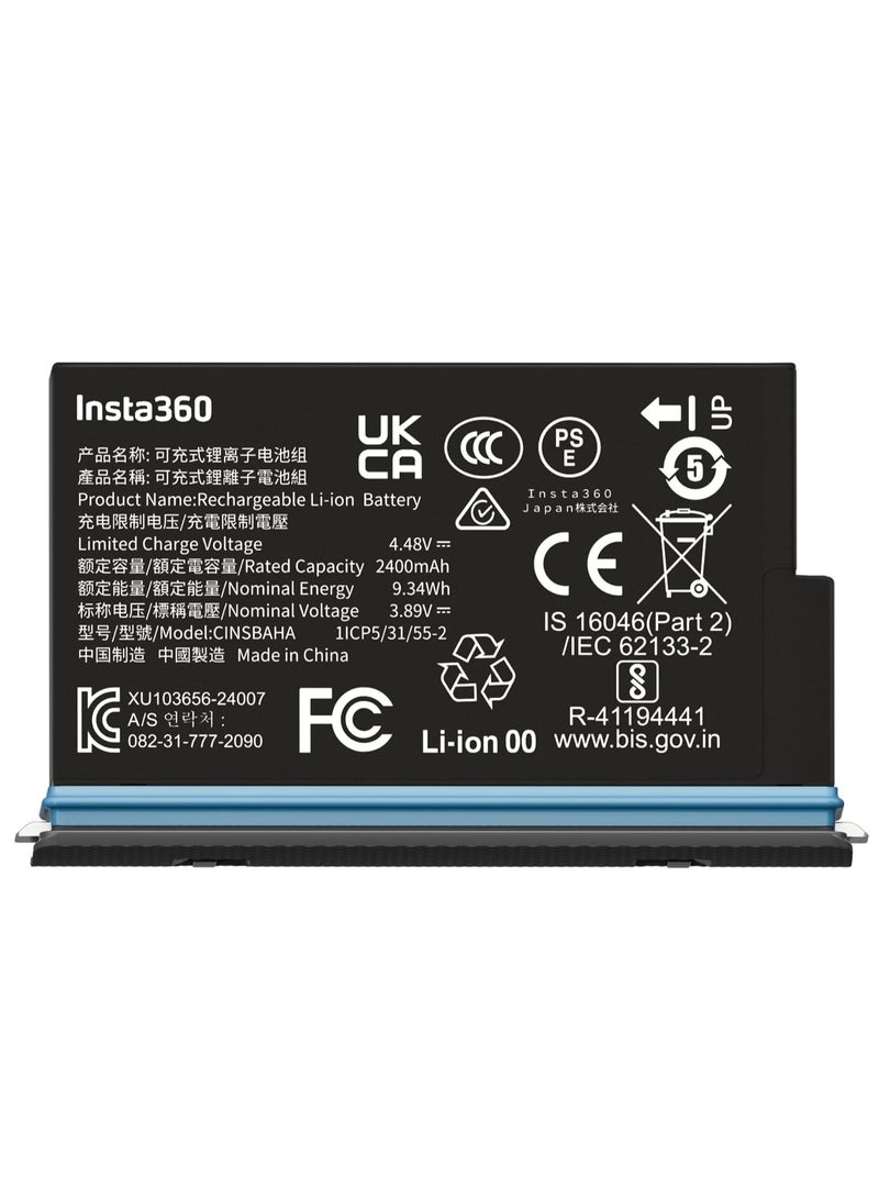 Insta360 2400 mAh Insta360 X5 Battery - Image 1