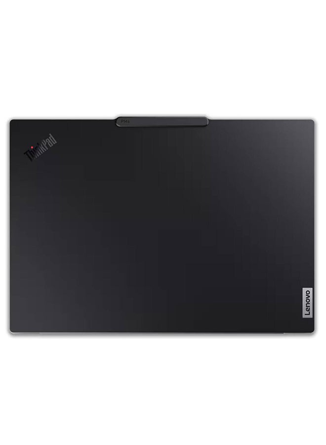 Lenovo ThinkPad P14s Gen 5 Laptop With 14.5-Inch 3K IPS 120Hz Display, Intel Core Ultra 7 155H Processor/32GB RAM/1TB SSD/4GB Nvidia RTX 500 Ada Graphics/Windows 11 Pro BLACK  - Image 2