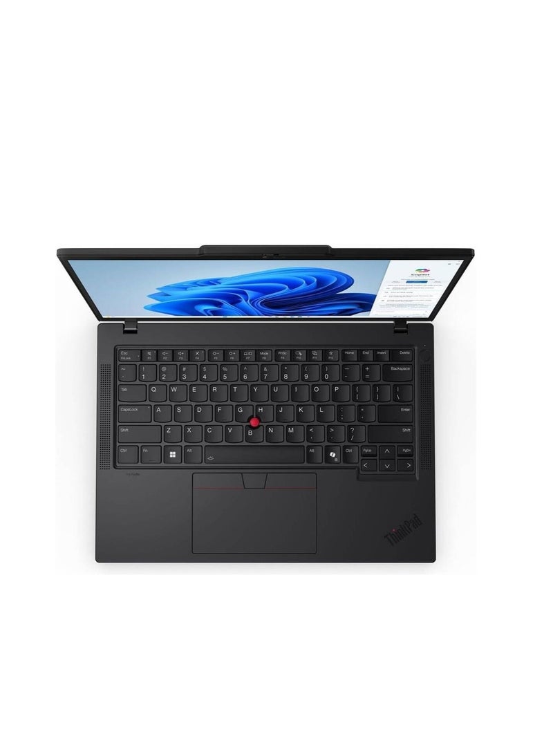 Lenovo ThinkPad T14s Gen 5 Laptop With 14-Inch WUXGA IPS 60Hz Display, Intel Core Ultra 7 155U Processr/16GB RAM/512GB SSD/Intel Iris XE Graphics/Windows 11 Pro English black  - Image 2