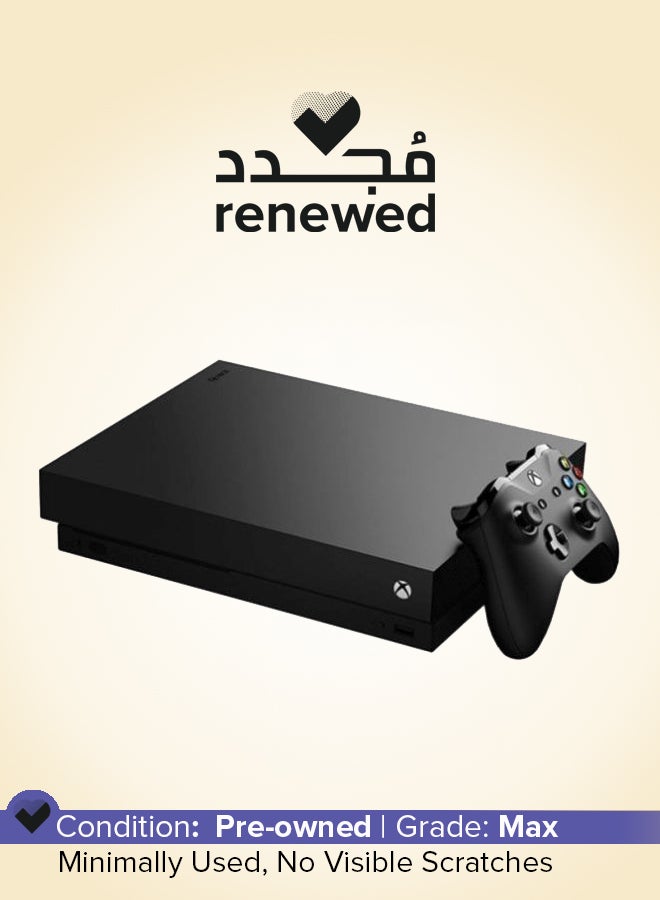 Microsoft Renewed - Xbox One X 1TB Console With Controller  - Image 1
