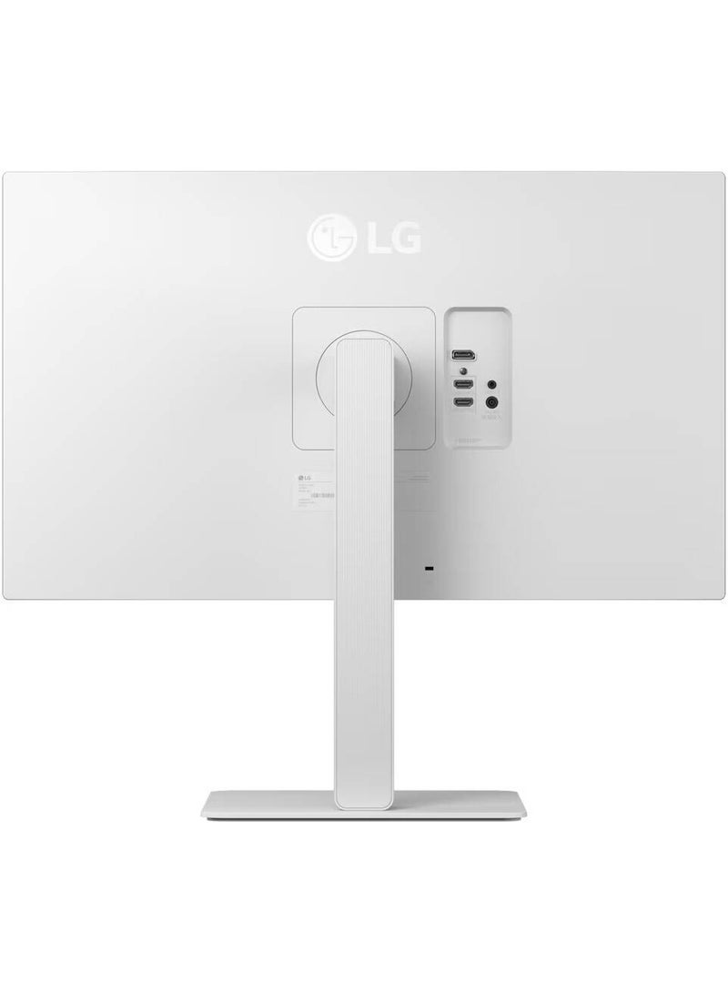 LG 27 inch UltraFine Monitor, IPS Display, 4K UHD Resolution, 60Hz Refresh Rate, 5ms (GtG at Faster) Response Time, 1.07b Color Display, Dynamic Action Sync, 27US550-W White  - Image 4